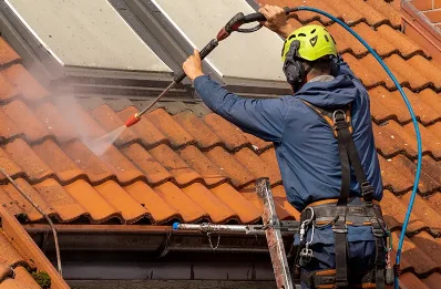 Démoussage et hydrofuge de toiture à Rillé